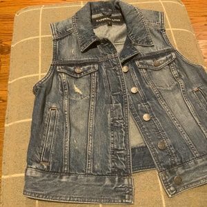 Express Denim Vest